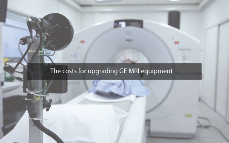 The costs for upgrading GE MRI equipment.